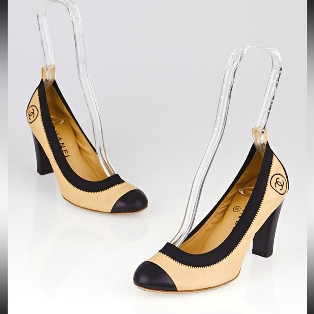 Chanel slip on heels